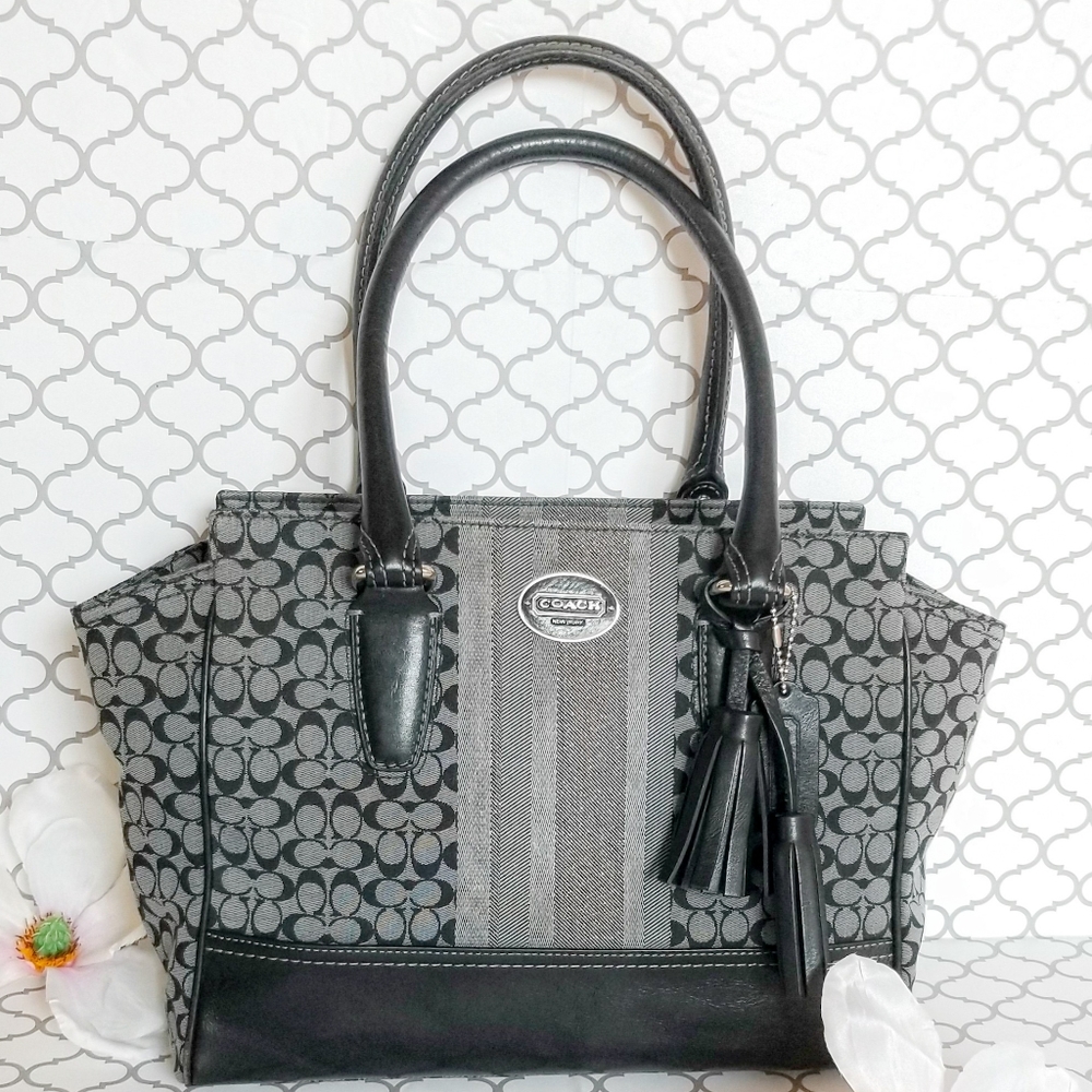 Coach Legacy Signature Stripe Candace Carr…